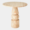 Global Views Cargo Table - Travertine