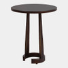 Global Views Cedilla Table - Bronze & Black Marble