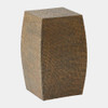 Global Views Lames Table - Aged Brass Wide