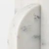 Global Views Link Table - White Marble