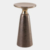 Global Views Meteor Taper Table - Bronze