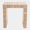 Global Views Sienna Nesting End Table - Walnut & Bone
