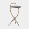 Global Views Sprig Table - Brass & Black Honed Marble