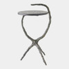 Global Views Sprig Table - Bronze & Black Honed Marble