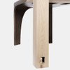 Global Views Surfrider Table - Gray & White Waxed Oak