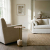 Global Views Urny Table - Gold & Gold Marble