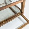 Global Views Apothecary Cocktail Table - Antique Mirror & Brass