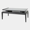 Global Views Poise Cocktail Table - Black Satin Lacquered Mahogany