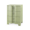 Villa & House Bardot 3-Drawer Side Table Spring Green