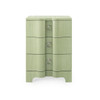 Villa & House Bardot 3-Drawer Side Table Spring Green
