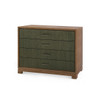 Villa & House Berkeley Large 4-Drawer Dresser Deep Olive