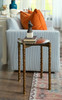 Villa & House Callum Accent Table Antique Brass