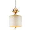 Lucas + McKearn Trellis 40" Pendant Light in Creamy Ivory Dripped Glaze with Sculptural Organic Branch Design