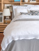 Vintage Linen King Duvet Cover by Bovi