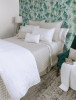 Hudson Linen Twin Bed Skirt by Bovi
