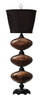 Thumprints Marilyn 38" Black and Bronze Table Lamp