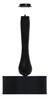 Thumprints Moondust 33" Black Blown Glass Pendant Light