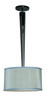 Thumprints Obsidian 35" Black Nickel Pendant Light