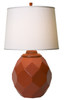 Thumprints Jewel Poppy 24" Satin Poppy Table Lamp