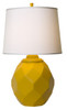 Thumprints Jewel Yellow 27" Satin Yellow Table Lamp