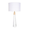 Lucas + McKearn Monroe 32" Table Lamp in Clear Crystal