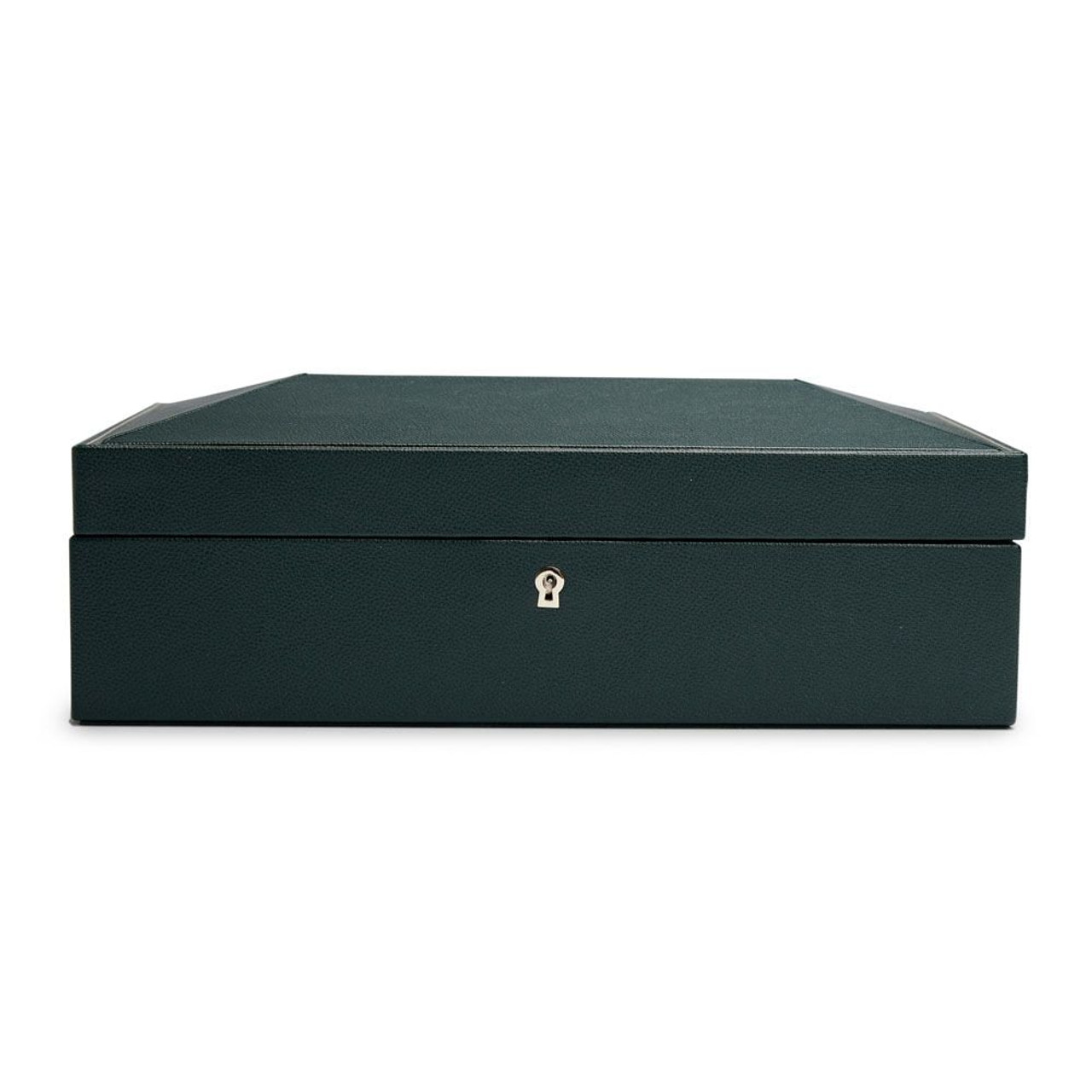 WOLF - British Racing 10 Piece Watch Box in Green