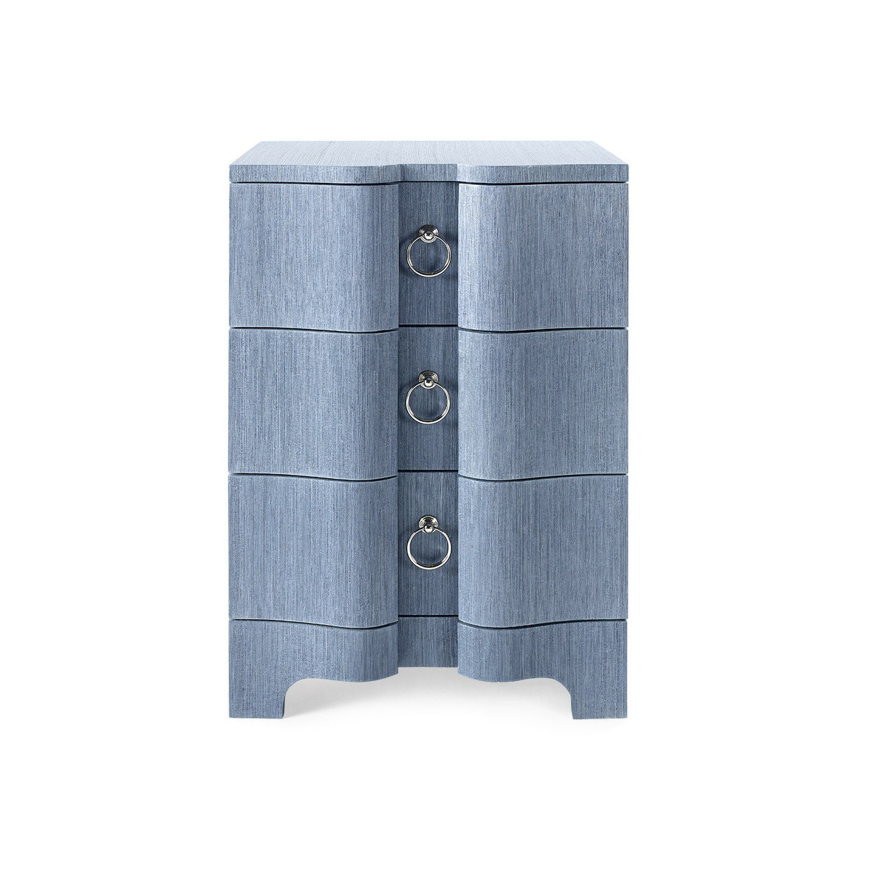 Villa & House - Bardot 3-Drawer Side Table - Navy Blue