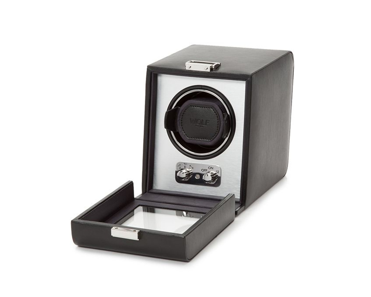 Wolf Heritage Single Winder in Brushed Metal 270003