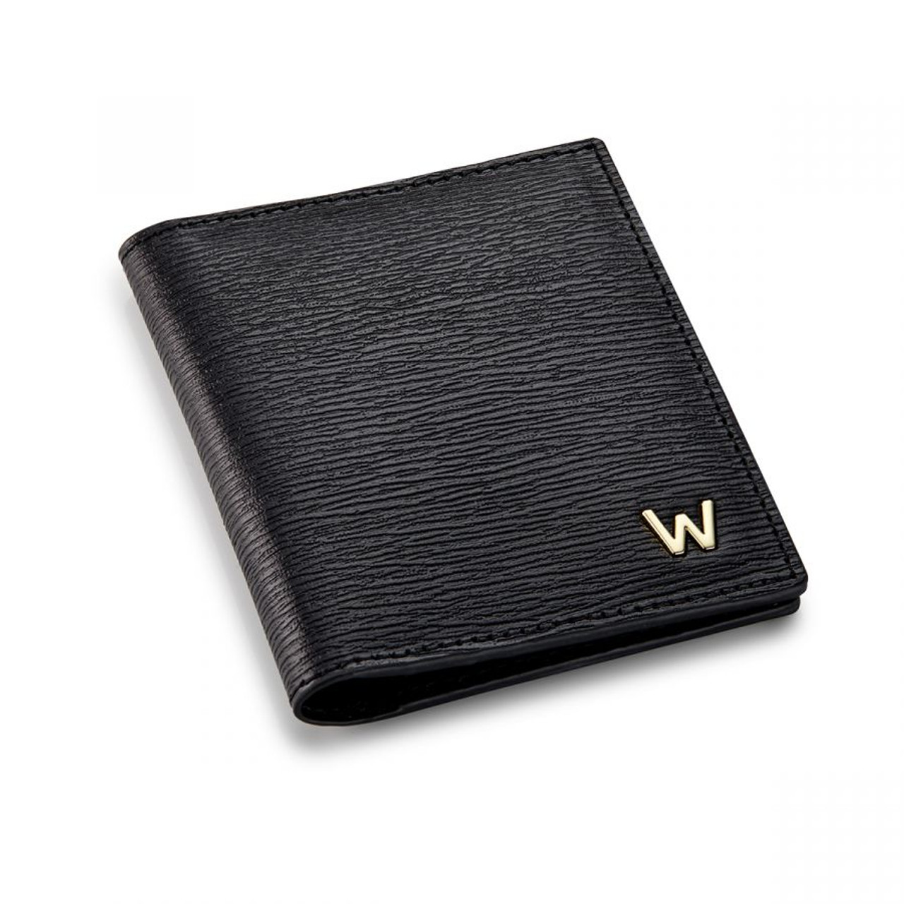 Premium Epi leather Credit Card Holder, Dark Green leather card