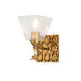 Star 1-Light Wall Sconce in Gold