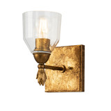 Felice 1 Light Wall Sconce in Gold