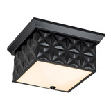 Alpha 4 Light 10" Flush Mount in Matte Black By Lucas + McKearn Alpha 4 Light 10" Flush Mount in Matte Black By Lucas + McKearn