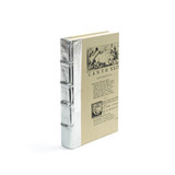 Single Metallic Silver Book