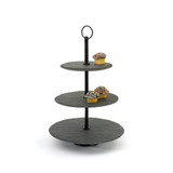 Round Slate Fruit Stand