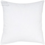 Ellora Casa by India's Heritage White Kendall Linen Cotton Pillow