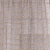 Sandy Knot Sheer with Jute Knots Curtain in Charcoal by Ellora Casa by India's Heritage