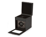Wolf - Axis Single Watch Winder with Storage in Powder Coat (469203)