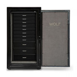 Wolf - Atlas Watch & Jewelry Safe in Onyx (4900)