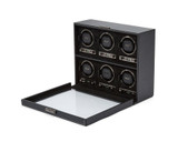 Wolf - British Racing 6 Piece Watch Winder in Black (792402)