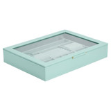 WOLF - Sophia Jewelry Box with Window in Jade WOLF - Sophia Jewelry Box with Window in Jade