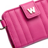 WOLF MIMI CREDIT CARD HOLDER WITH WRISTLET PINK