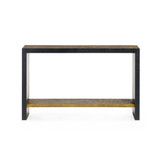 Odeon Console, Antique Brass and Dark Bronze