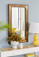 Villa & House - Ellen Small Mirror - Antique Brass