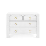 Jacqui Large 4-Drawer, Chiffon White