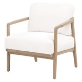 Essentials For Living - Harbor Club Chair in LiveSmart Peyton Pearl, White Rope, Smoke Gray Oak