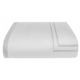 Bovi - Simone Collection - SIMONE Twin duvet cover white/silver