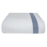 Bovi - Lagos Collection - LAGOS Twin duvet cover white/french blue Bovi - Lagos Collection - LAGOS Twin duvet cover white/french blue