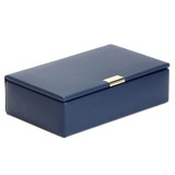 Wolf - Heritage 8 Piece Cufflink Box in Navy (290217)