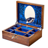 WOLF - Ballet Musical Jewellery Box in Swan Lake Walnut Wood