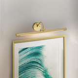 ALTON LARGE LED PICTURE LIGHT BRUSHED BRASS By Lucas + McKearn ALTON LARGE LED PICTURE LIGHT BRUSHED BRASS By Lucas + McKearn